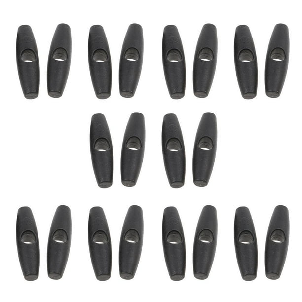 20 Piezas De Camping Toldo Fly Roll Up Hebilla Interior Duff Toggle Stopper