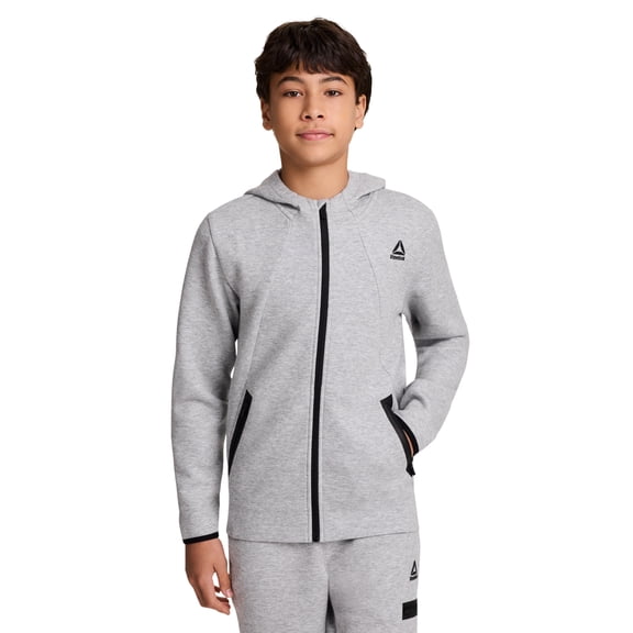 Reebok Boy's Momentum Full-Zip Hoodie, Sizes 4-18
