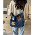 thumbnail image 6 of Cute Messenger Bag, Y2k Star Shoulder Bag,Retro Denim Crossbody Denim Tote Purse For Women, 6 of 8
