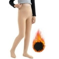 thumbnail image 2 of YunPes Girls Winter Warm Fleece Lined Thick Dance Leggings Tights Teens Comfy Soft Thermal Yoga Ballet Tights for Kids Pantyhose, 2 of 9