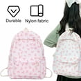 thumbnail image 2 of Cute Bow Backpack Coquette Aesthetic Backpacks for Women Preppy Kawaii Backpack Nylon Laptop Bag Travel Daypack, 2 of 5