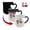 Multicolor, variant on Heart-Shaped Color Changing Magic Ceramic Mug, Heart Shaped Color Changing Mug, Temperature Activated Reveals Red Hearts with Hot Drinks, Heart Handle Design for Coffee Tea(Black)