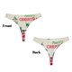 thumbnail image 3 of Balery Merry Christmas 1 Tangas de Algodón para Mujer con Estampado – Ropa Interior Sexy, Transpirable, G-string-Large, 3 of 6