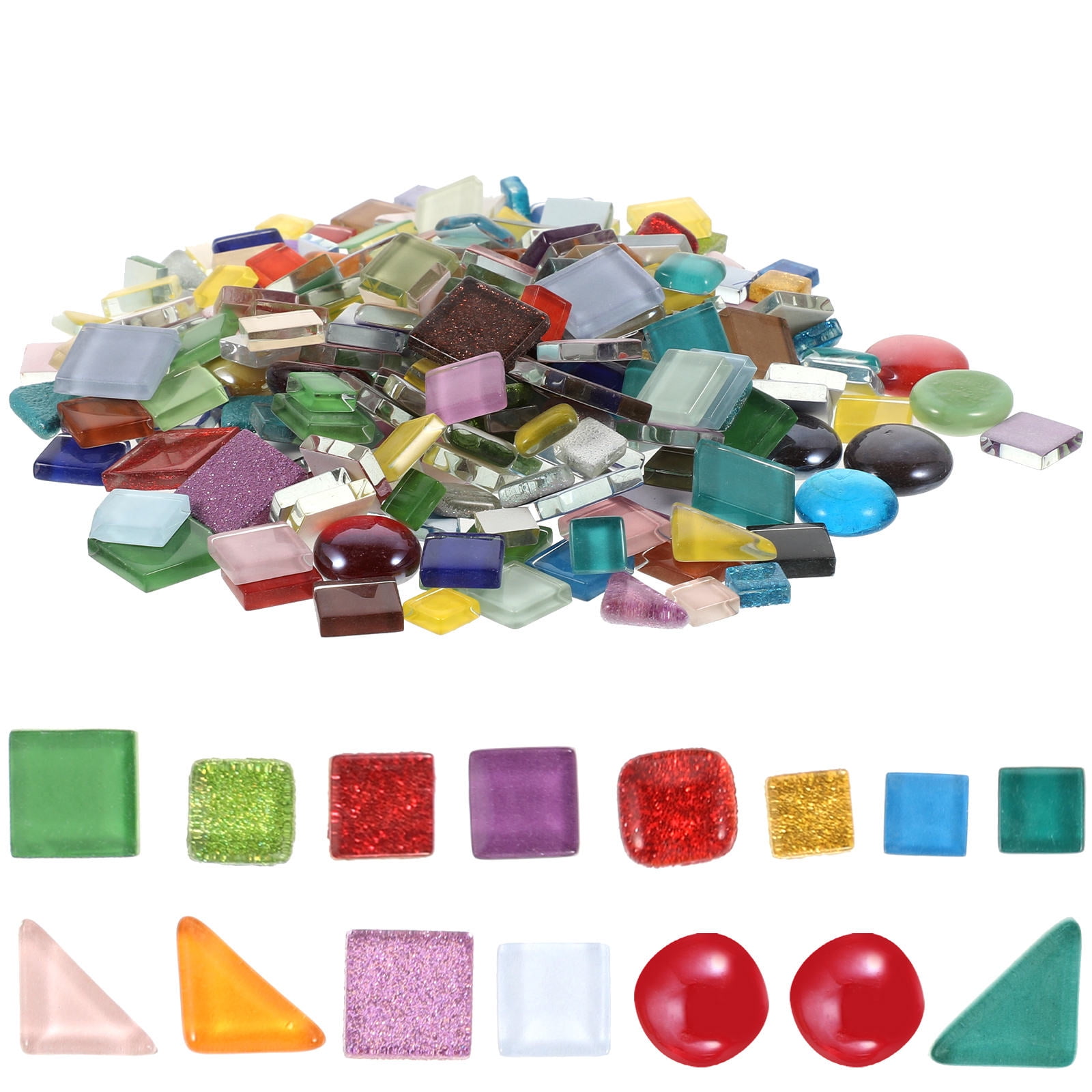 WHAMVOX  Flowerpot DIY Mosaic Tile Stones Tiles for Crafts Bulk Self