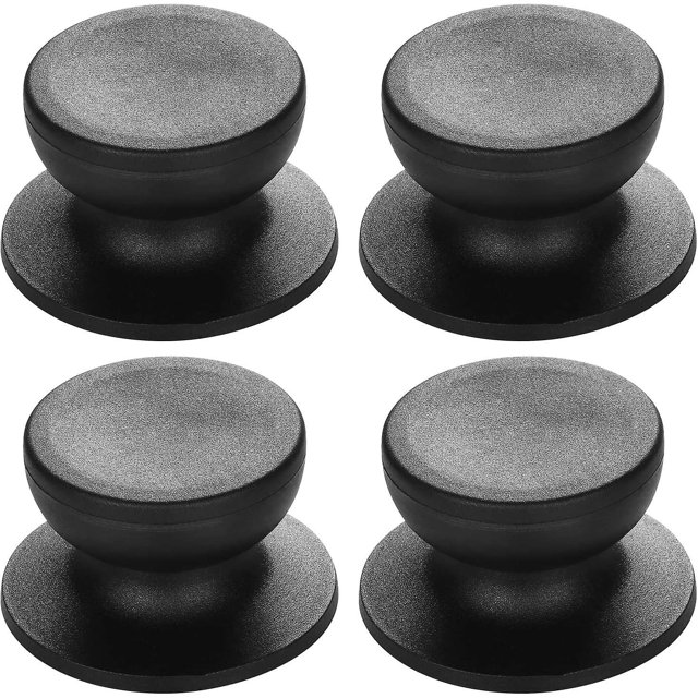 Juego de 4 perillas universales de repuesto para tapa de cocina de silicona, 11 Feliz Sencillez