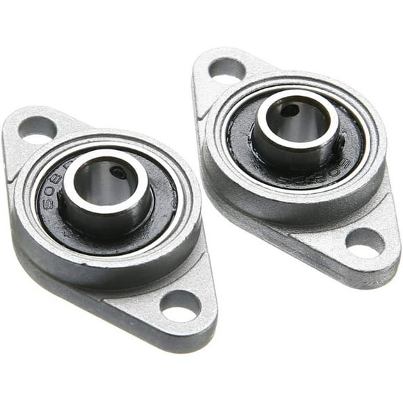 Bearing 2Pcs KFL08- Pillow Block Bearings Zinc Alloy Rhombic Pillow Block Bearings 8-mm Bore Diameter Sturdy Workmanship, Anti-Rust and Practical