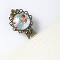 thumbnail image 5 of Cupid Vintage Copper-Colored Lace Bookmarks: Stylish Stainless Steel Reading Accessories for Book Lovers - Set of 2, 5 of 5