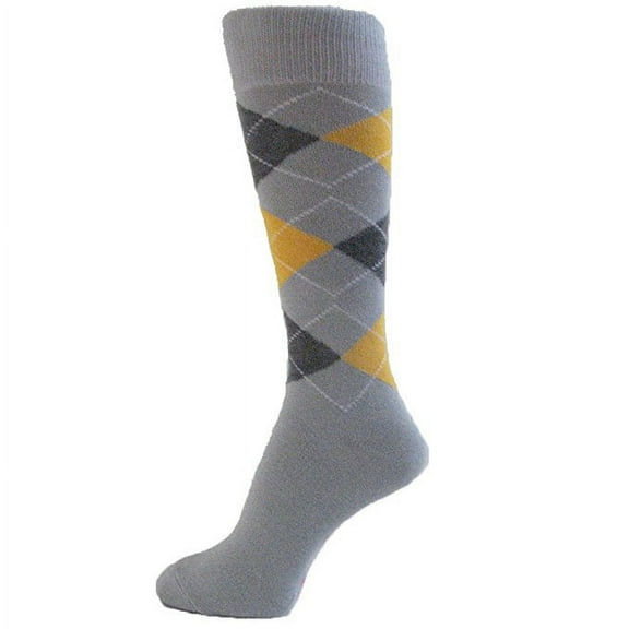 Spotlight Hosiery shades of Gray Men Groomsmen Dress Socks (Charcoal Dark, Light, Regular Gray)