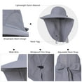 thumbnail image 4 of Generic Elegant Side Mesh Ribbon Sun Hat in Purple, Perfect for Outdoor Adventures, 4 of 7
