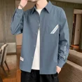 thumbnail image 2 of Camisas estampadas para hombre con bolsillo, negras, nuevas, de marca barata, de alta calidad, de lujo, asiáticas, con botones, en oferta, Trendyol I Xxl, 2 of 5