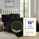 thumbnail image 2 of Set de edredón Sweet Home Collection Black Twin XL, 7 piezas, 2 of 6