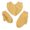 Yellow, variant on Couple Winter Gloves Flip Top Convertible Mittens Soft Warm Full Finger Cover with Heart Shape Design for Walking Running Cycling Cold Weather Accessories