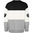 thumbnail image 3 of Men's '47 Black/Gray Las Vegas Raiders Breeze Maximalist Sweatshirt, 3 of 3