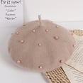 thumbnail image 1 of ZAXARRA Children's Plush Solid Color Cute Beret for Birthday Festival, 1 of 3