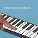 thumbnail image 3 of Piano piano plegable, teclado roll up jugador jugador de piano acorde la función 88 teclas silicona recargable para principiantes, 3 of 7