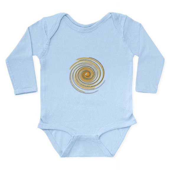 CafePress - Pi Swirl Long Sleeve Infant Bodysuit - Long Sleeve Cotton Baby Bodysuit