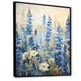 thumbnail image 2 of Designart "Serene Blue Bonnets Field" Blue Bonnets Floater Framed Wall Art Prints, 2 of 5