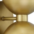 thumbnail image 4 of Hunter - Erling 1-light Luxe Gold,  Sconce Light, Dimmable, Modern Style, Dome Shaped, for Bedrooms, Kitchens, Dining, Living Rooms - 48131, 4 of 7