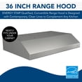 thumbnail image 2 of 36" Range Hood, Glacier, 250 CFM, 2 of 2