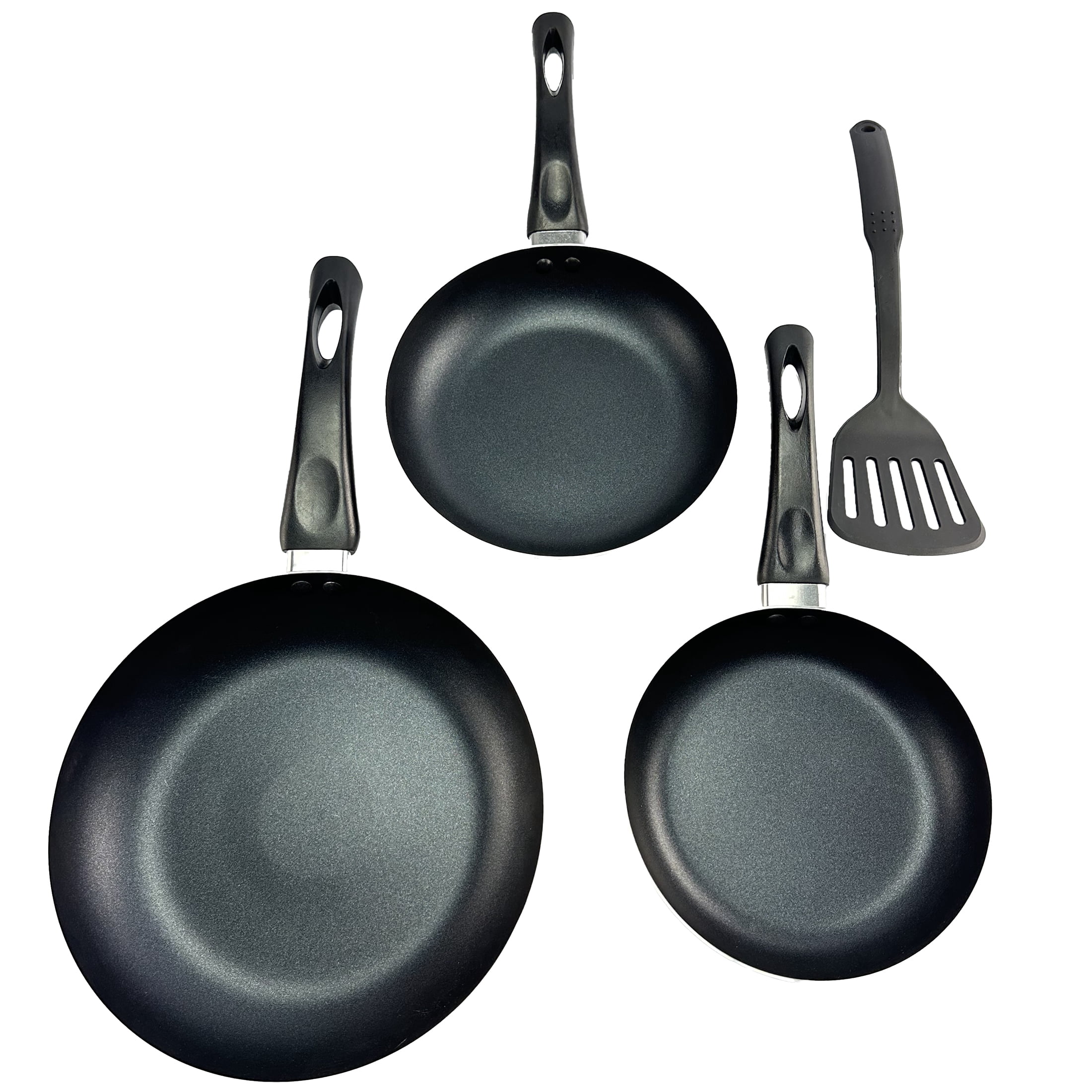 Cocina Criolla 7", 8" and 9.5" Frying Pans Set with Gadget