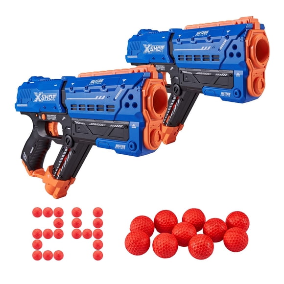 Pack de Doble Lanzador XSHOT Chaos Meteor con 24 Dardos