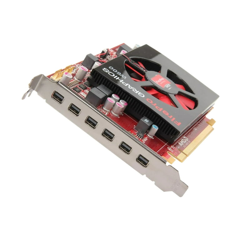 AMD ATI FirePro W600 2GB GDDR5 6Mini DisplayPort PCI-Express Workstation  Video Card 100-505746