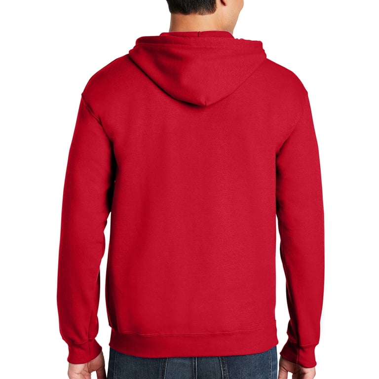 Gildan Men's Heavy Blend Full-Zip Hooded Sweatshirt - Pockets, Up To 5XL, Casual Wear (18600)