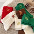 thumbnail image 5 of Yoyauz 3PCS Christmas Boat Socks Holiday Socks Colorful Winter Holiday Socks Novelty Santa Claus Socks For Christmas Ladies Men(Giftboxed), 5 of 6