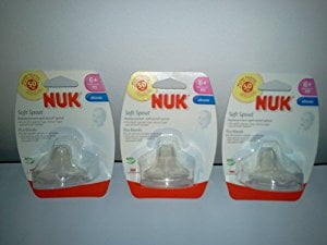 nuk replacement silicone spout clear
