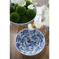 Decorative Ceramic Bowls Set of 2 Blue/White