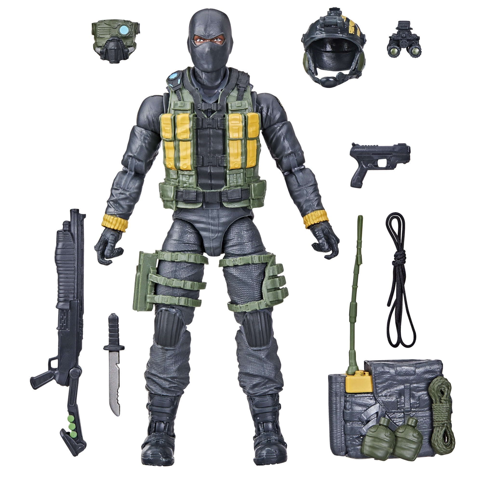 G.I. Joe Classified Series Night Force Parth Wolf Spider Action Figure, 6"