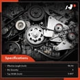 thumbnail image 3 of A-Premium Engine Serpentine Drive Belt Compatible with Ford, Jeep, Chevy, Subaru, Ram, Buick, Mercury & Jaguar Cars - Explorer 1997-1999, Grand Cherokee, Malibu, Outback, Forester, Legacy & More, 3 of 9