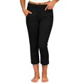 thumbnail image 3 of CUZIBR Women'S Yoga Pants With Pocket High Waist Slim Fit Legging Stretch Workout Trendy Pants Casual Gym Daily Activewear Leisure Dates Trousers,Black,L, 3 of 5