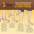 thumbnail image 4 of Allegro 15-20 mmHg Essential 15 Sheer Support Closed Toe Pantyhose (Nude) Queen, 4 of 5