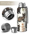thumbnail image 2 of 20 Oz Cute Cat Coffee Tumbler Double Wall Insulated Stainless Steel Water Bottle | Metal Reusable Thermoses Flask with Cup Cap | Leak & Sweat Proof with Anti-Dust Lid, 2 of 7