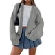 thumbnail image 1 of Suéter PRETTYGARDEN de Punto Grueso Manga Larga Gris Claro XL, 1 of 8