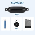 thumbnail image 4 of QinaQin 4-Piece Heavy-Duty Marine Fender Mat Set, Inflatable Marine Mooring Fender Mat Kit, Includes 4 Ropes, Manual Air Pump and Storage Bag, 4 of 8