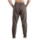 thumbnail image 3 of Pantalones largos de moda para hombre, con cordón, cintura elástica, color sólido, informales, largos, para hombre, 3 of 3