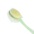 thumbnail image 3 of Vocoste 2 Pcs Back Scrubber Body Brush with Bristles and Loofah Shower with Long Handle for Bath Green, 3 of 7