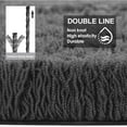 thumbnail image 2 of Plush Thick Bathroom Rugs, Super Elastic Soft Fluffy Luxury Bath Mat for Bathroom, Non-Slip Water Absorbent, Easier to Dry, Machine Washable Bath Rug Runner, 20"×32", Black, 2 of 7