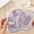 thumbnail image 4 of Mini ventilador de escritorio USB Ventilador de refrigeración de personal Ajuste de 90 degree Silencioso pa ir de excursión Púrpura Zulema Abanico portátil, 4 of 8