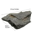 thumbnail image 2 of Artificial Landscape Rock Decoration Stone for Yard Garden Lawn Outdoor Indoor Decor Realistic Lightweight PU Foam Well Pump Cover Rainforest Style, 2 of 6