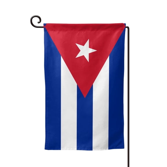 Cuban Flag Garden Flag Double Sided Flags with Vivid Color for Yard Lawn Garden Decor 12.5 x18 Inch Square