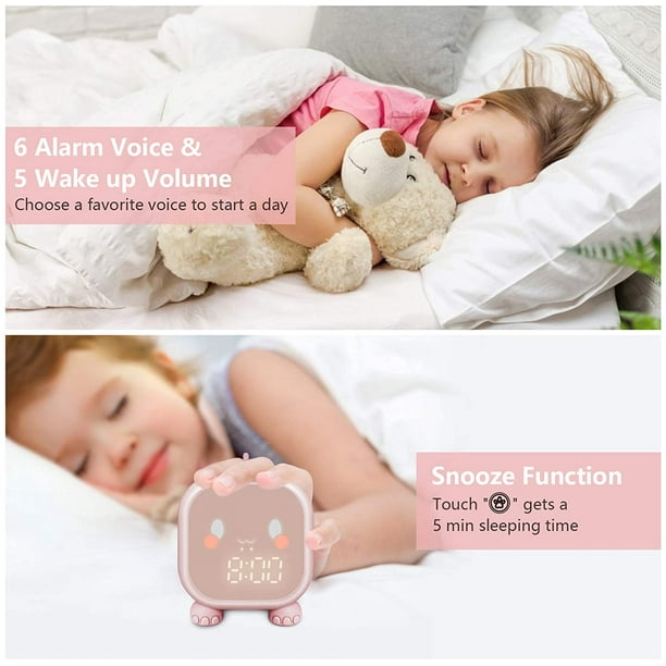 Réveil Lumineux Dinosaure Pour Enfants, Simulateur Lever De Soleil Minuterie Snooze Cadeau Anniversaire Vert 98648058