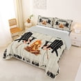 thumbnail image 2 of Erosebridal Kids Camping Full Size Comforter Sets For Travel Trailers Full Size Comforter Sets,Old Barn Door Rustic Style Bedding Sets,Reversible lightgray,3 Pieces, 2 of 7
