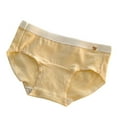thumbnail image 2 of Sunvit-Panties Womens Cotton Mid-Rise Briefs - Comfortable Breathable Skin-Friendly, Yellow Size L for Daily Everyday Wear, 2 of 3
