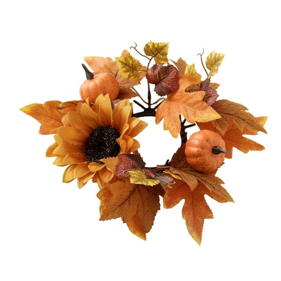 Candles for Pumpkins A Must For Holiday Celebrations New Harvests Festival Halloween Table Flower Candlestick Flower Pumpkin Sunflower Theme Candles Thanksgiving Wreath 3 Colors