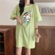 thumbnail image 1 of Camisón de Anime Crayon Shin-Chan de dibujos animados coreanos Y2K para chica dulce, vestido de pijama de cuello redondo de algodón holgado a la moda de manga corta para verano, 1 of 4