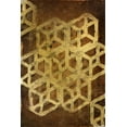 thumbnail image 2 of Allen, Kimberly 23x32 White Modern Wood Framed Museum Art Print Titled - Geo Gold 1, 2 of 4