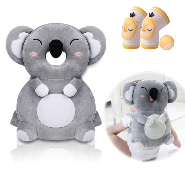 Mochila de seguridad infantil AUKOUPCIL con protector de cabeza ajustable